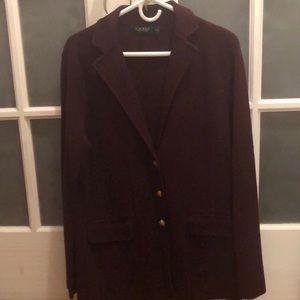 Burgundy Blazer